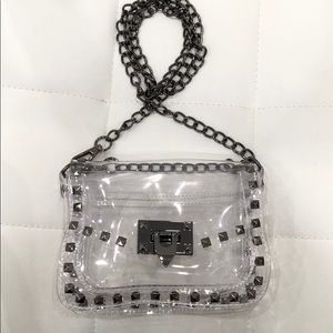 Rubber Studded Crossbody Bag